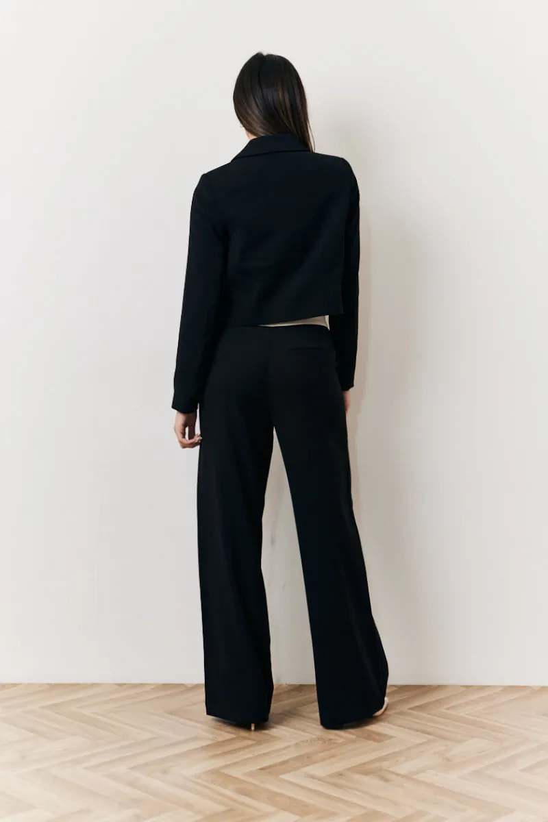 Occasion Cropped Tux Blazer|In The Style Sale