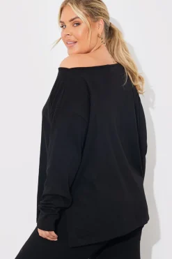 Off The Shoulder Long Sleeve T Shirt And Legging Set|In The Style Best