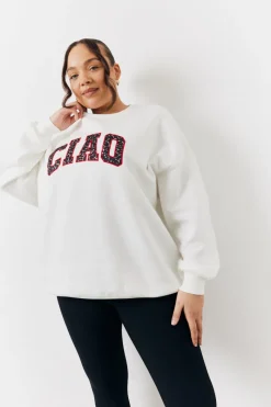 Ciao Slogan Sweatshirt|In The Style Outlet