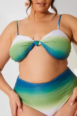 Ombre Bandeau Bikini Top|In the Style New