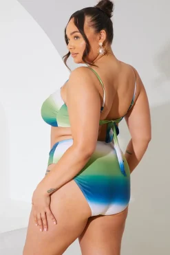 Ombre Bandeau Bikini Top|In the Style New