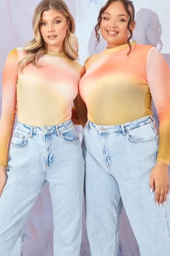 Ombre Long Sleeve Bodysuit|In the Style New