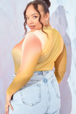 Ombre Long Sleeve Bodysuit|In the Style New