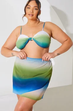 Ombre Print Tie Sarong|In the Style Discount