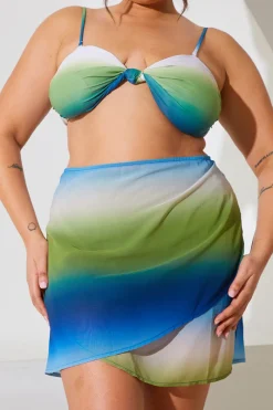 Ombre Print Tie Sarong|In the Style Discount
