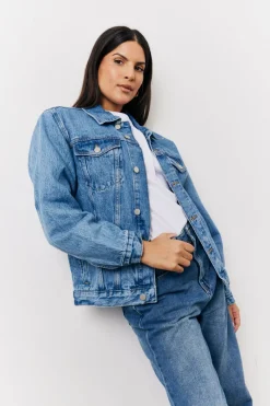 Oversized Denim Jacket|In the Style