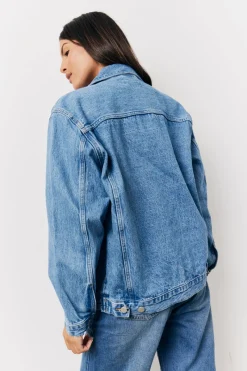 Oversized Denim Jacket|In the Style