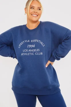 Oversized Embroidered Sweatshirt|In the Style Hot