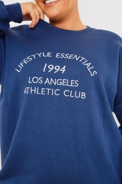 Oversized Embroidered Sweatshirt|In the Style Hot