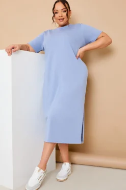 Oversized Midaxi T-Shirt Dress|In The Style Hot