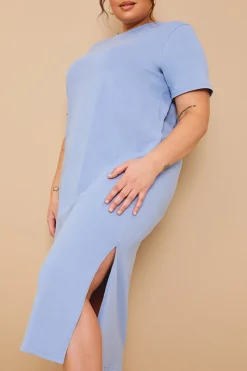 Oversized Midaxi T-Shirt Dress|In The Style Hot
