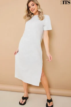 Oversized Midaxi T-Shirt Dress|In The Style Hot