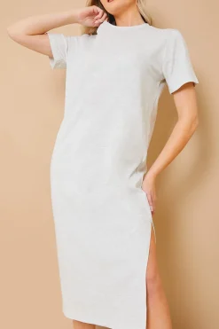 Oversized Midaxi T-Shirt Dress|In The Style Hot