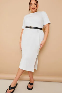 Oversized Midaxi T-Shirt Dress|In The Style Hot