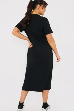 Oversized Midaxi T-Shirt Dress|In The Style Hot