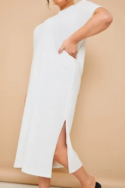 Oversized Midaxi T-Shirt Dress|In The Style Hot