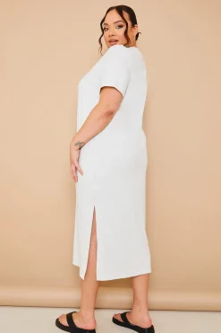 Oversized Midaxi T-Shirt Dress|In The Style Hot