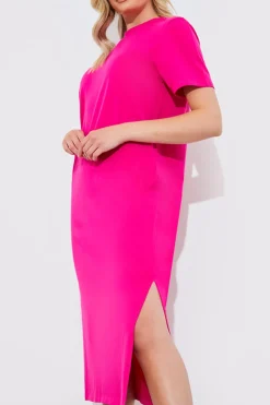 Oversized Midaxi T-Shirt Dress|In The Style Hot