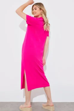 Oversized Midaxi T-Shirt Dress|In The Style Hot