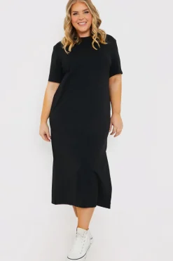 Oversized Midaxi T-Shirt Dress|In The Style Hot
