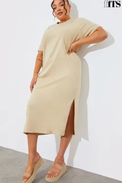 Oversized Midaxi T-Shirt Dress|In The Style Hot