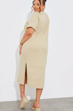 Oversized Midaxi T-Shirt Dress|In The Style Hot