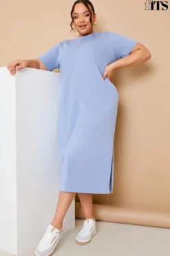 Oversized Midaxi T-Shirt Dress|In The Style Hot