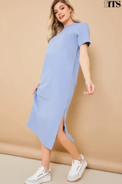 Oversized Midaxi T-Shirt Dress|In The Style Hot