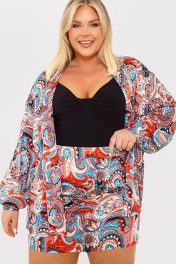 Paisley Print Mini Skirt|In the Style Hot