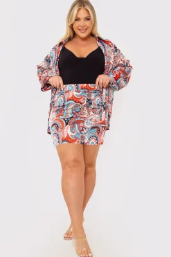 Paisley Print Mini Skirt|In the Style Hot