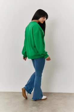 Paris Embroidered Slogan Sweatshirt|In the Style Sale