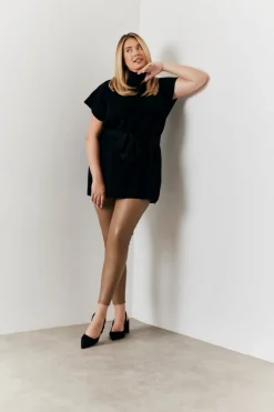 Perfect Sculpting High Waisted Leather Look Leggings|In The Style Clearance