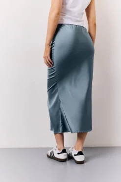 Satin Midaxi Skirt|In The Style Clearance