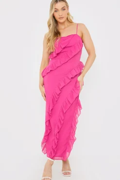 Ruffle Cami Maxi Dress|In the Style Online