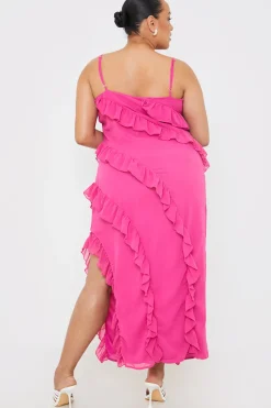 Ruffle Cami Maxi Dress|In the Style Online