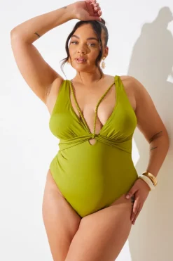Plait Detail Swimsuit|In the Style New