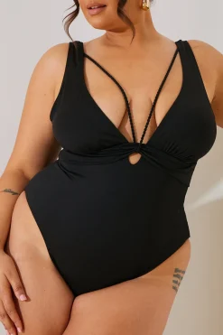 Plait Detail Swimsuit|In the Style