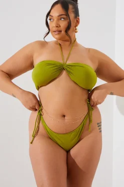 Plait Tie Side Bikini Bottoms|In the Style Discount