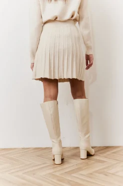 Pleated Co-Ord Mini Skirt|In The Style Sale