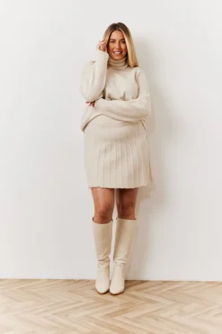 Pleated Co-Ord Mini Skirt|In The Style Sale