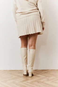 Pleated Co-Ord Mini Skirt|In The Style Sale