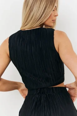 Plisse Co-Ord Waistcoat|In The Style Best