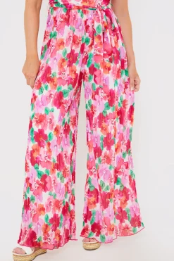 Plisse Sleeveless Wide Leg Jumpsuit|In the Style New
