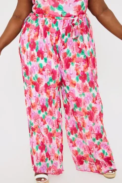 Plisse Sleeveless Wide Leg Jumpsuit|In the Style New