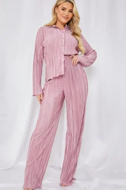 Plisse Trousers|In the Style Discount