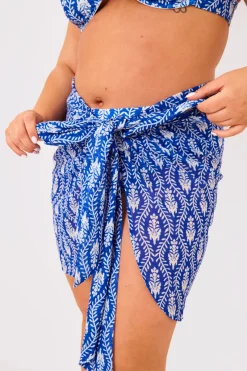 Printed Chiffon Mini Wrap Sarong|Billie Faiers Clearance