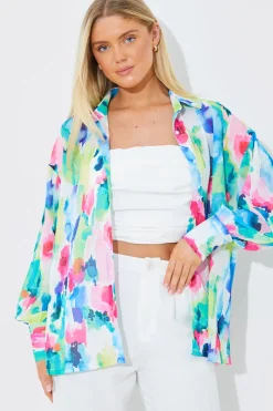 Printed Co-Ord Shirt|In the Style Online