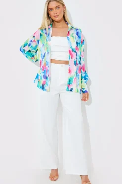 Printed Co-Ord Shirt|In the Style Online
