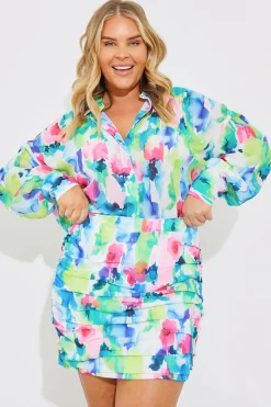 Printed Co-Ord Shirt|In the Style Online
