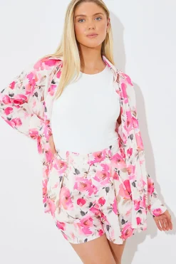 Printed Co-Ord Short|In the Style Discount